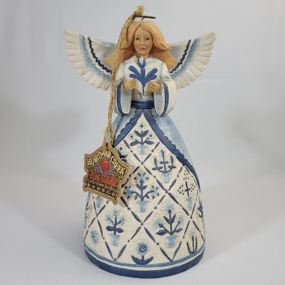 Jim Shore 114404 But The Plans Of The Lord Stand Firm Resin Angel Psalms 33:11 - Picture 1 of 13